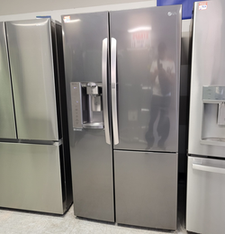 LG Side-by-Side Fridge – Black Stainless, Ice & Water