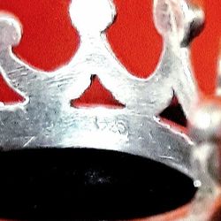 Royal Crown Toe Ring STERLING SILVER
