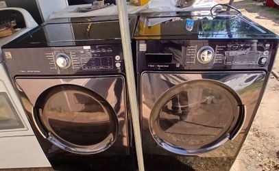 Washer And Dryer Kenmore elite everything works 2 months Warranty Delivery Installation Available