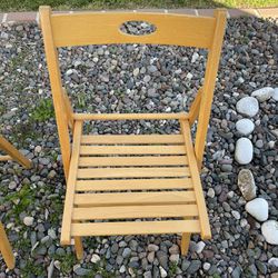 Wooden Folding Chairs 