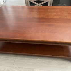 Sturdy Wood Coffee Table