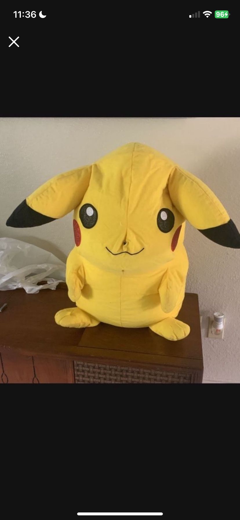 Pokemon Stuffed Size Approx 32” Tall !