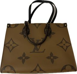 Inspired Monogram Reversible Tote Bag (1 of 1)