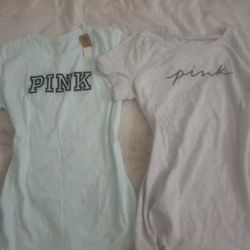 New PINK (Victoria Secret) Shirts Size M