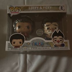 Pop! Animation: One Piece: Luffy & Foxy (2-Pack) Funko Sticker 