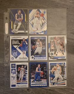 Luka Doncic 8 Card Lot 