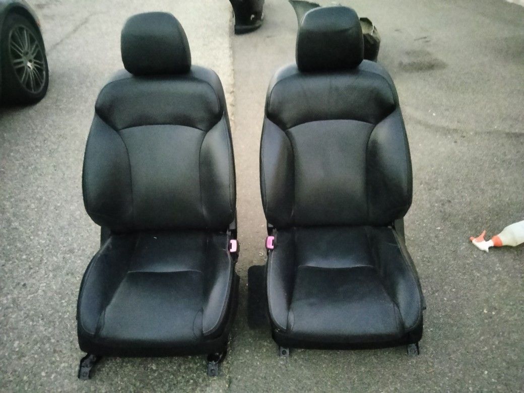 2006-2012 Lexus Is250/350 Seats (Front Driver's Side And Passenger Side) Electric Powered With Accessories OEM.