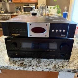 Denon Receiver and Monster Power Line Conditioner 
