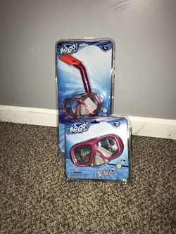 H20Go Bestways Lil Glider Pink Snorkel With Aquanaut Mask.
