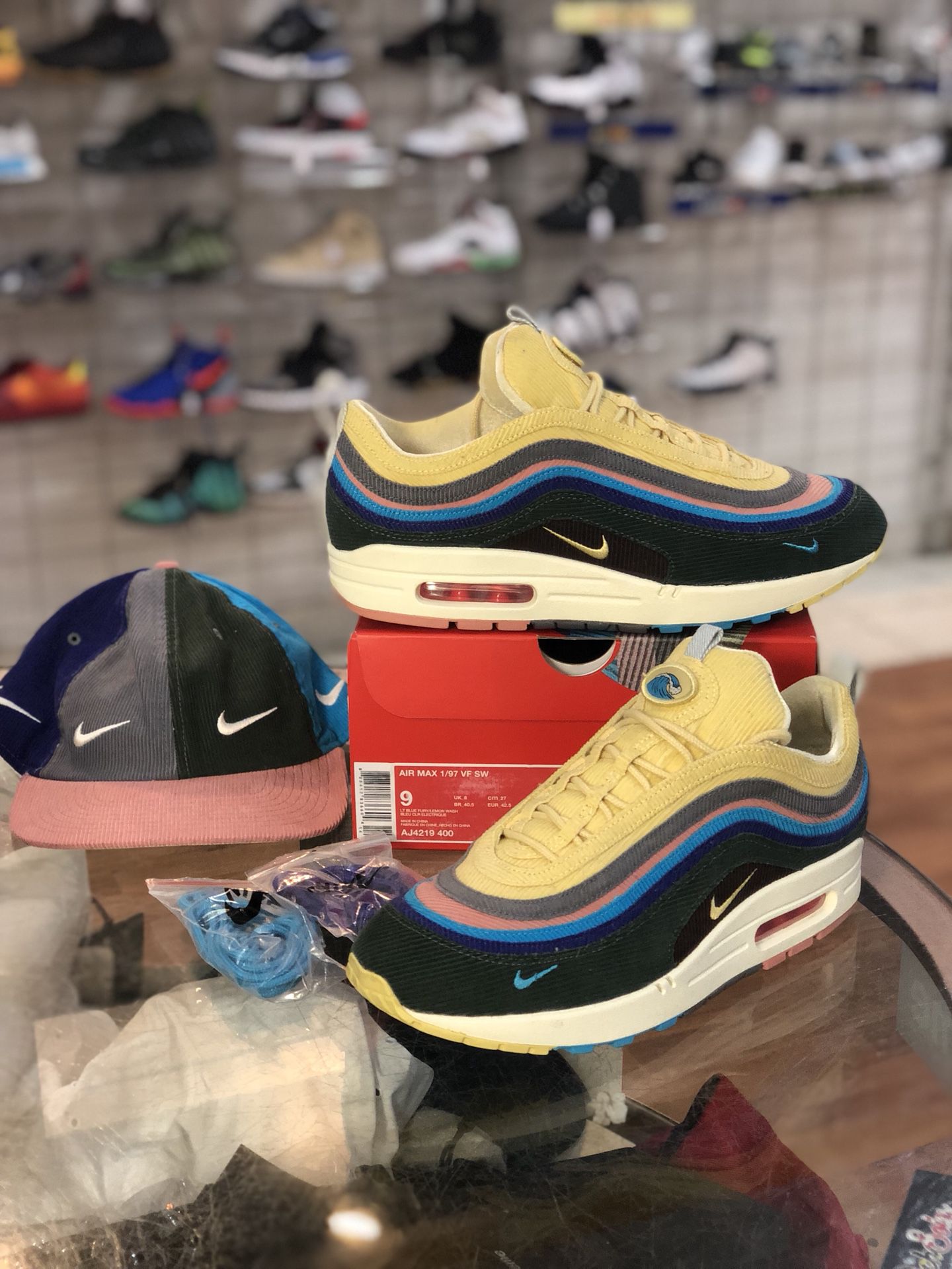 Sean Wotherspoon Air Max 1/97 size 9 with Sean Wotherspoon hat