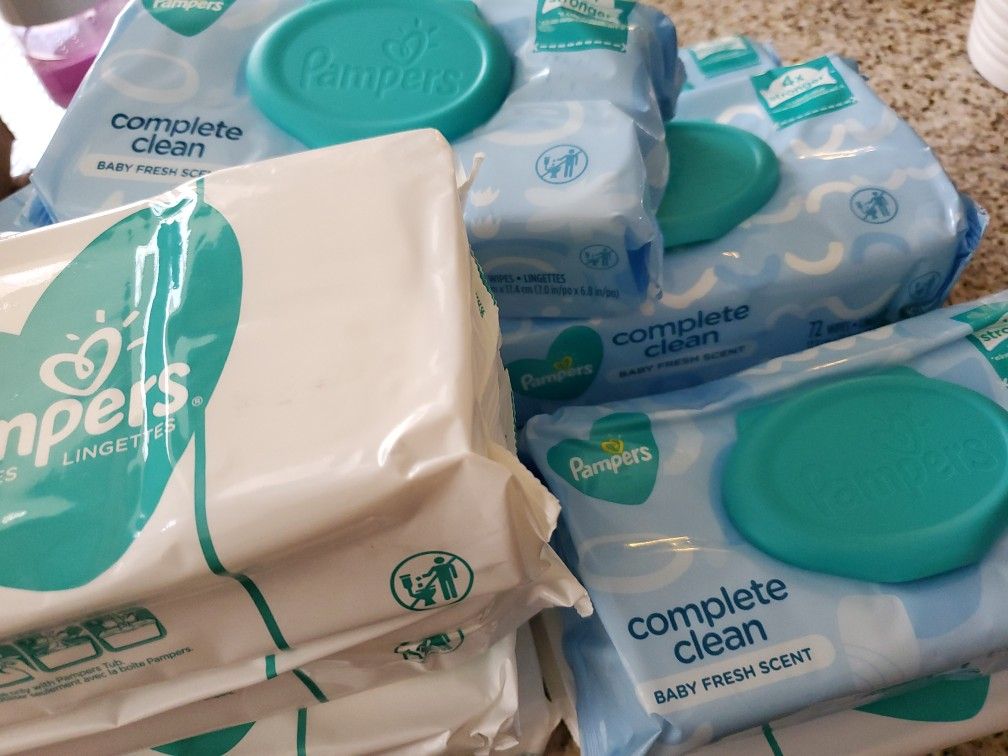 16 Bags New Pampers Wipes