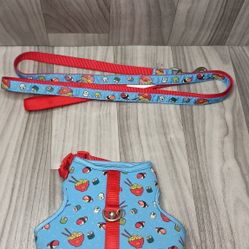 Whisker City Ramen Sushi Harness And Leash 