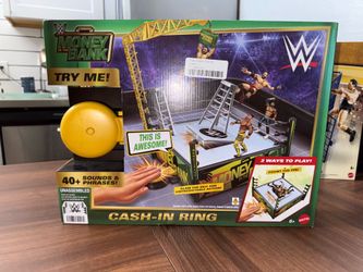 WWE Mattel Money in the bank wrestling ring toy  brand new in box