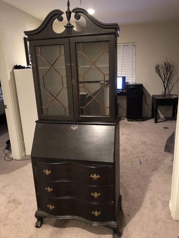 Antique secretary desk with hutch for Sale in Rancho ...