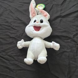 Vintage looney tunes bugs bunny baby plush with tags