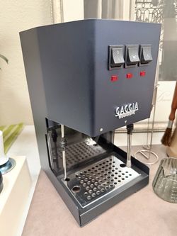 Gaggia RI9380/50 Classic Evo Pro Espresso Machine, Classic Blue, Small
