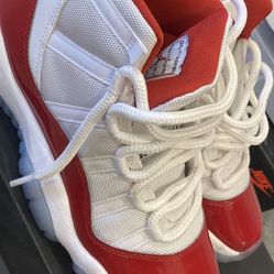 Cherry Red 11s Size 6y