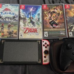 Nintendo Switch 32gb + Games MicroSD 
