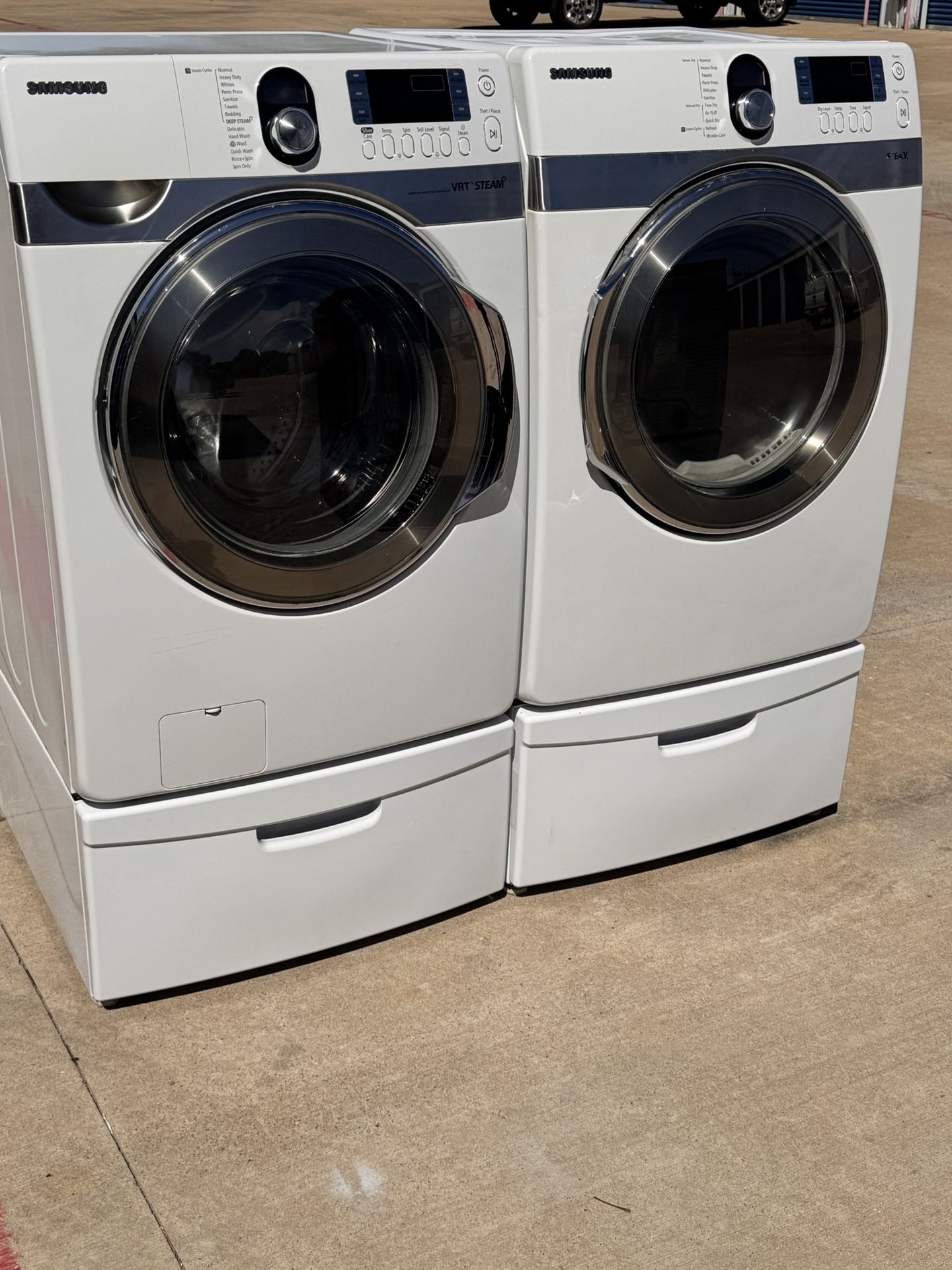 Front Load Samsung Washer And Front Load Samsung Dryer Electric