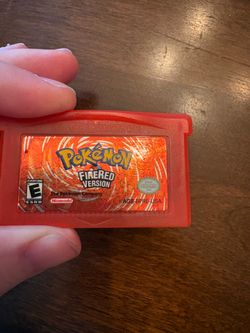 Authentic Pokemon Fire Red Cartridge for GameBoy Advance
