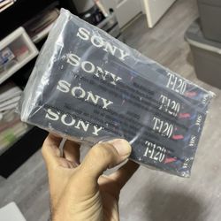 Vhs cassettes 120 min 4 pc new 