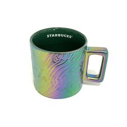 Mug Starbucks Green Iridescent Rainbow   Sire  Cup 2024
