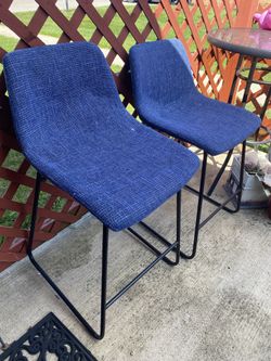 2 Reduced Pair Of Bar Height Chairs