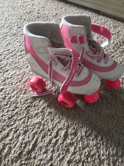 Size 2 Kids Quad Roller Skates