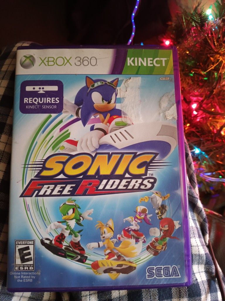 Sonic Free Riders Microsoft Xbox 360 Kinect Video Game