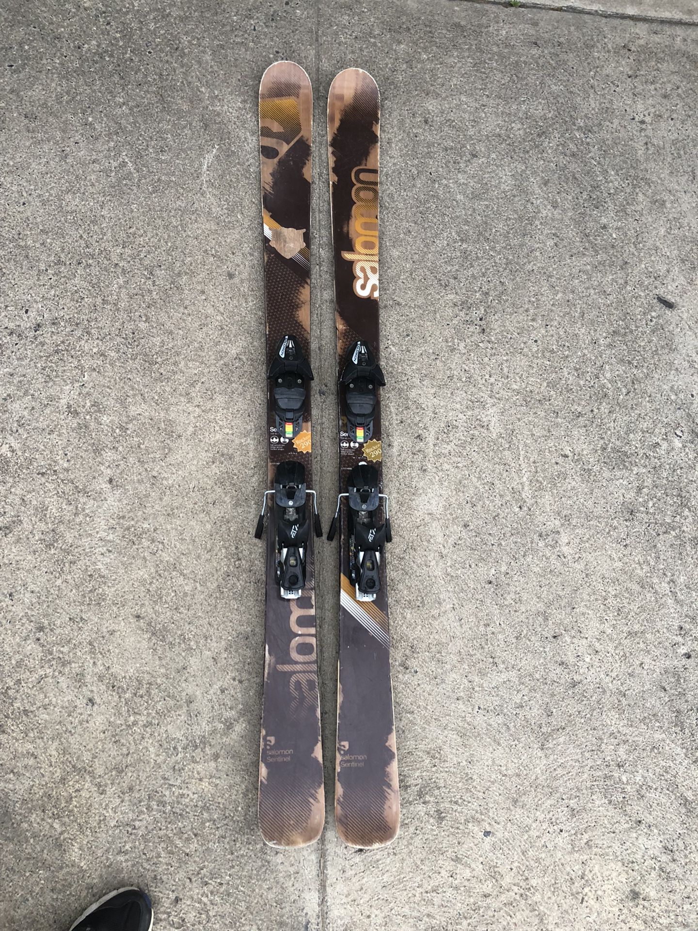 Best Powder All Mountain Skis Ever Made Full Wood Core- Rockers Auto Turn Fully Adjustable Salomon Bindings Guaranteed Most Fun You Will Ever Have 