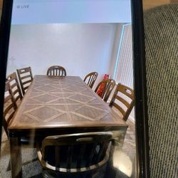 Dinning Table California King Leather Couches