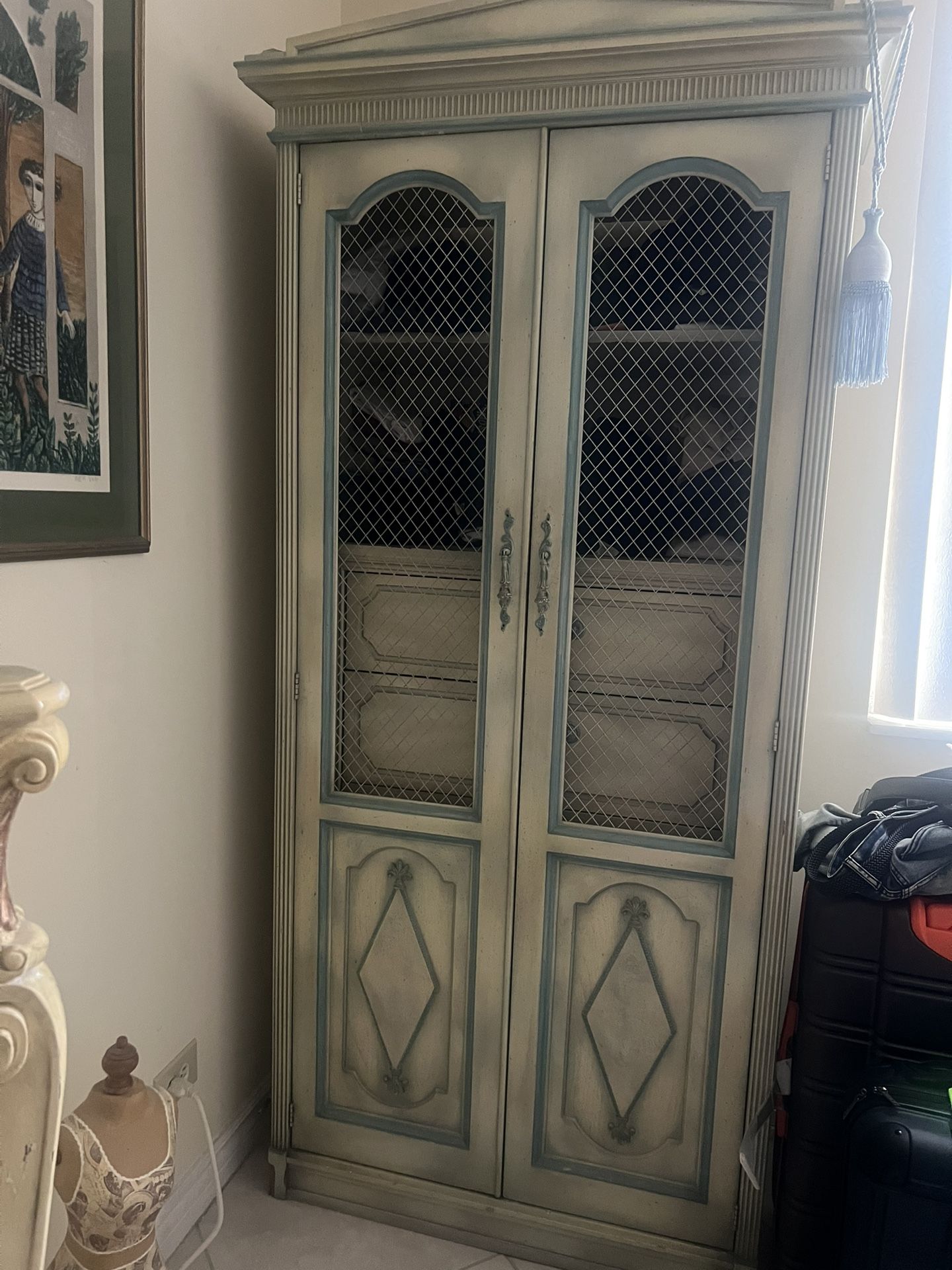 Vintage Hand Painted Bedroom Set