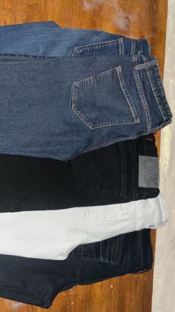 5 pairs of jeans,34 to 30 slim fit/straight