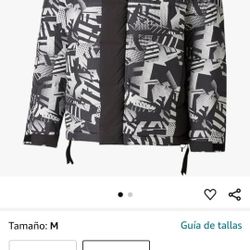 PUMA Mens Nemen X Storm Down Graphic Full-Zip Jacket Athletic Outerwear Casual - Black, White - Size M