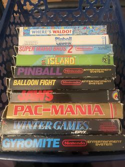 NES Nintendo Entertainment System Games With Boxes Cib Complete 