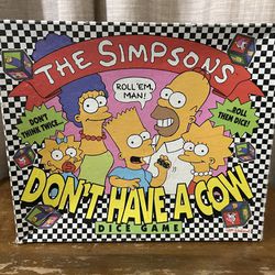 Vtg. Simpsons Dice Game 1990 Sealed New