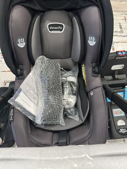 Evenflo Shyft DualRide Travel System with Carryall Storage - Boone Gray