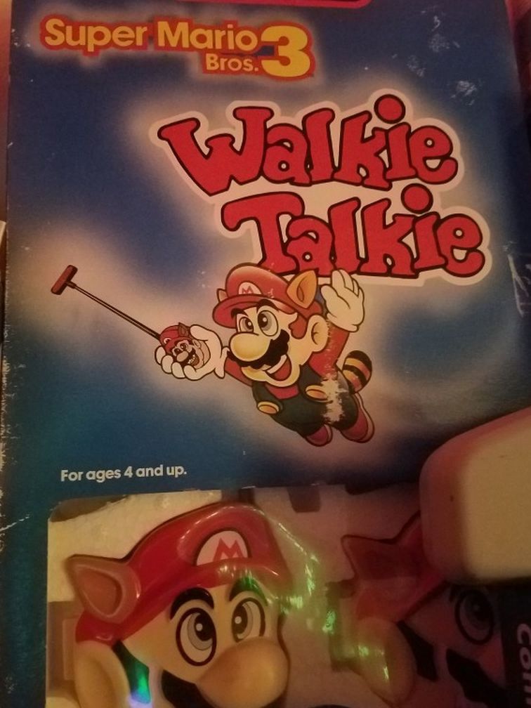 Super Mario 3 Walkie Talkies Nintendo