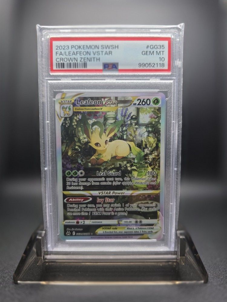 PSA 10 LEAFEON VSTAR #GG35