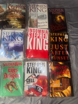 First edition Stephen king books 16 books