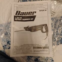 BAUER ROTARY HAMMER KIT 