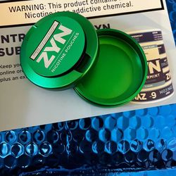 Zyn Metal Rewards Can Lime Green