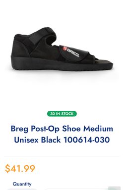 Post op shoe boot/ Orthopedic Shoe Boot