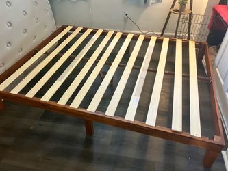 Queen Bed Frame- Solid Wood