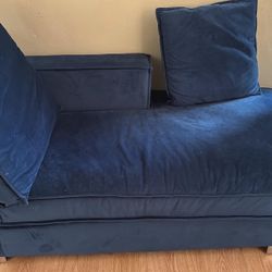 Small Chaise Blue Navy 