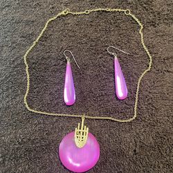 ALEXIS VITAR vintage collar y aretes