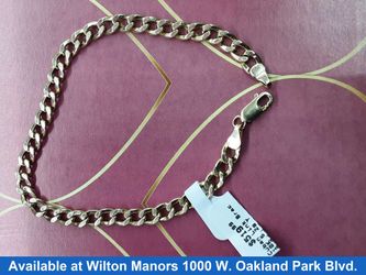 Cuban Link Bracelet - Yellow Gold 10k (.417) 5.2 grams 8 inch