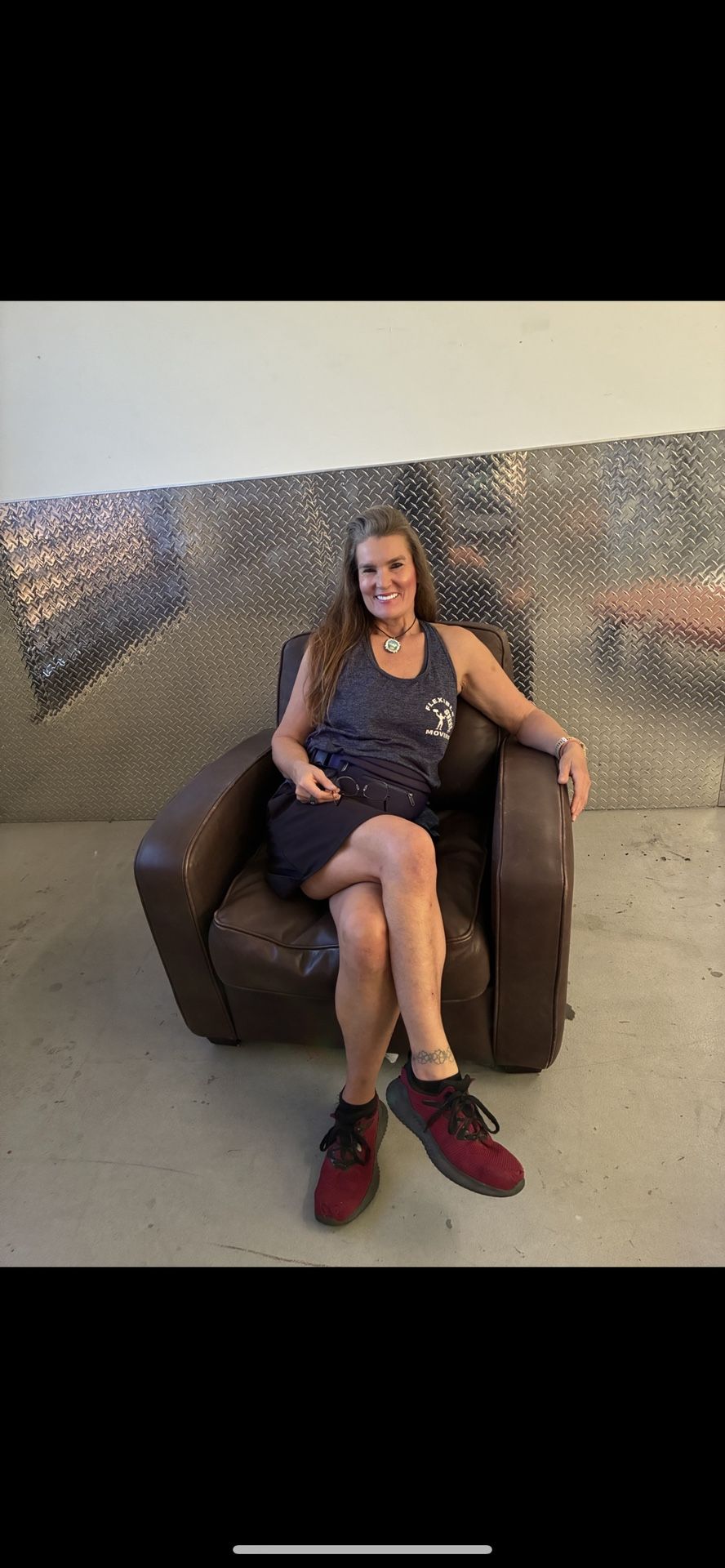 Leather Club Chair!