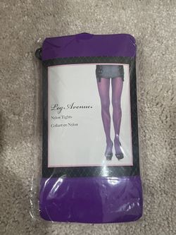 Purple Nylon Tights Avenue