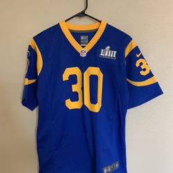 Youths NFL Nike Rams Todd Gurley SuperBowl 53 Jersey L (14/16). Good Condition.